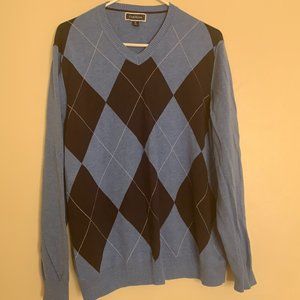 Club Room Men's Argyle Pima Cotton Sweater
